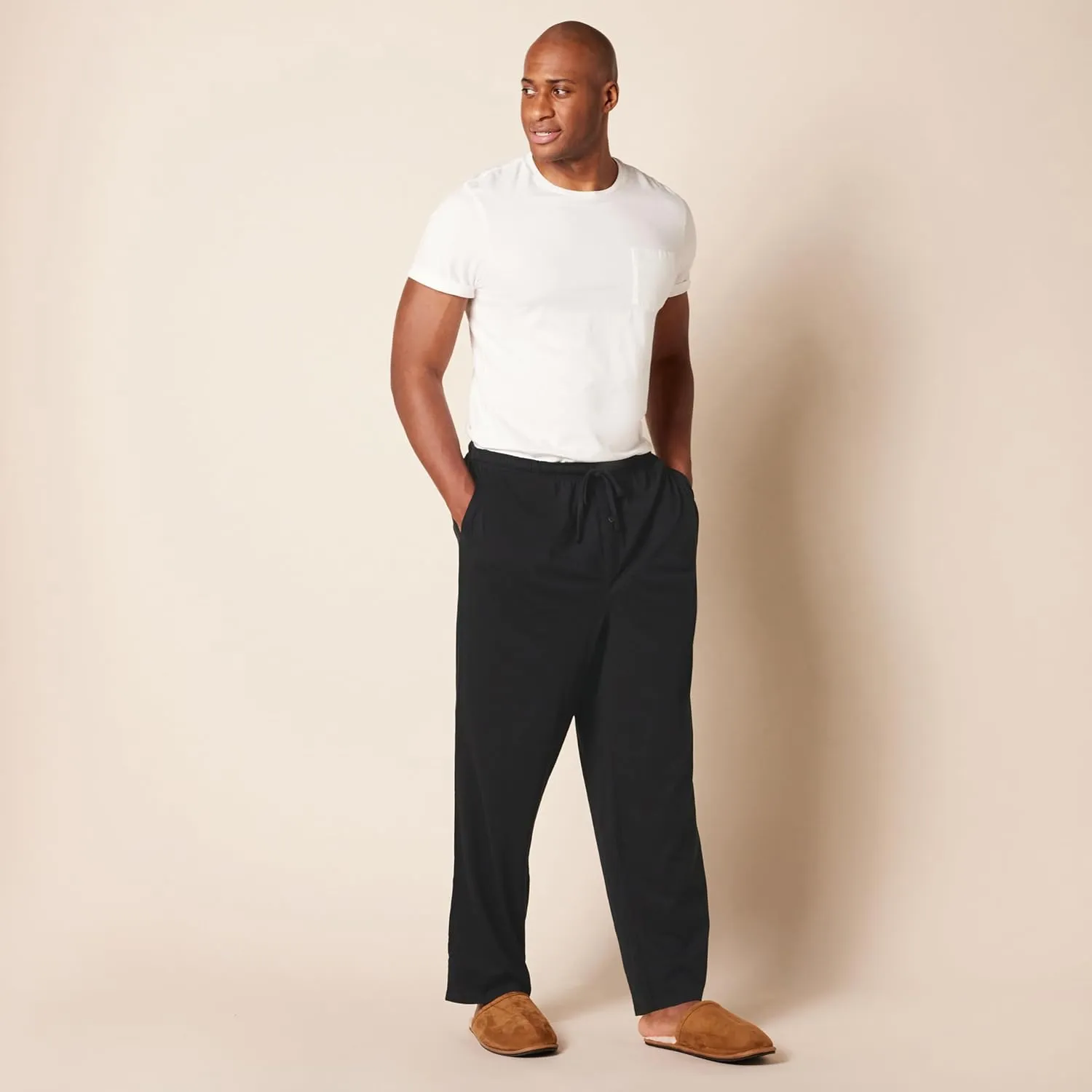 Amazon Essentials Men's Cotton Knit Pajama Pant