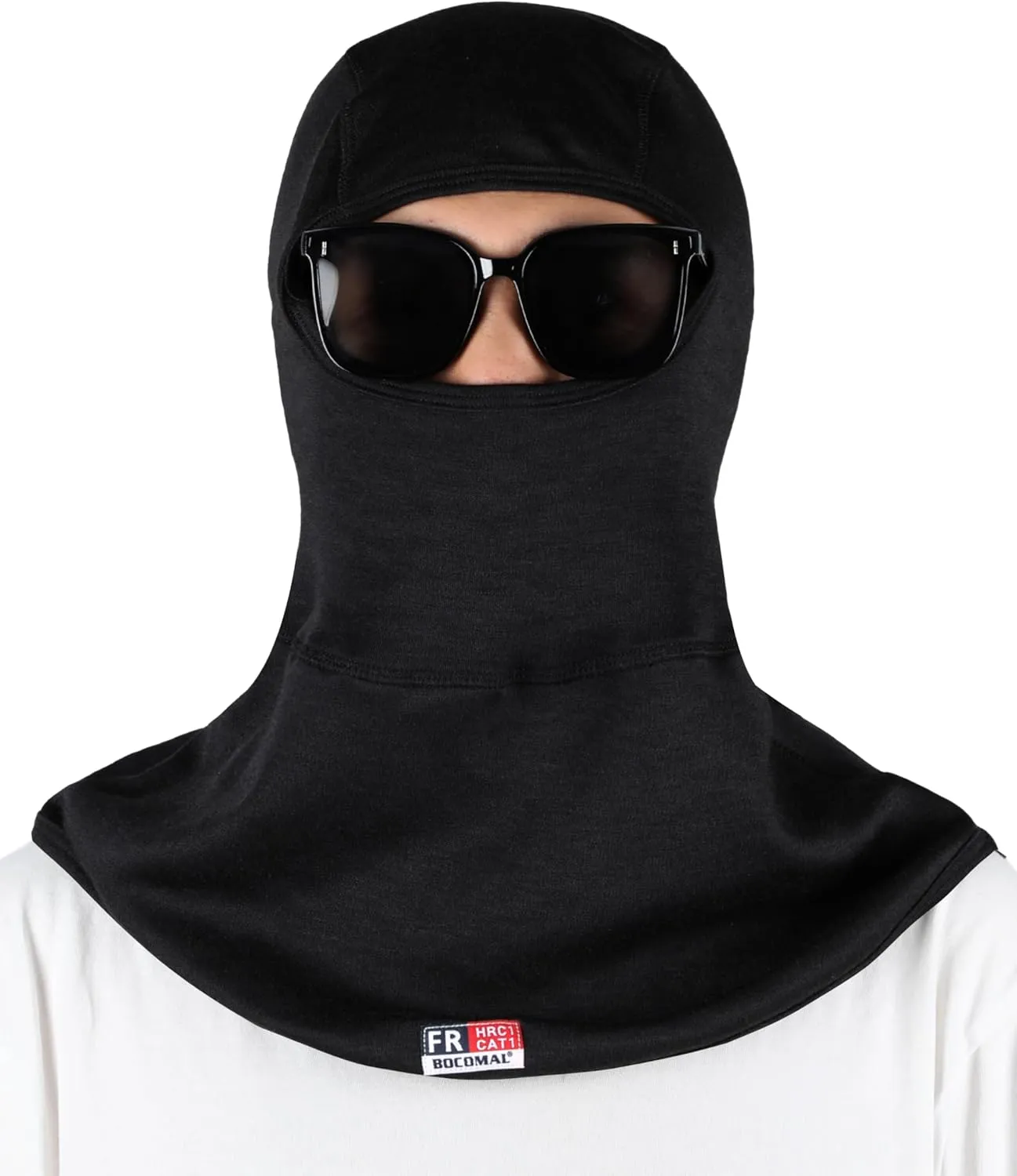 BOCOMAL Summer FR Face Mask Lightweight Firefighter 100% Meta Aramid Balaclava and Neck Gaiter Flame Resistant Covering