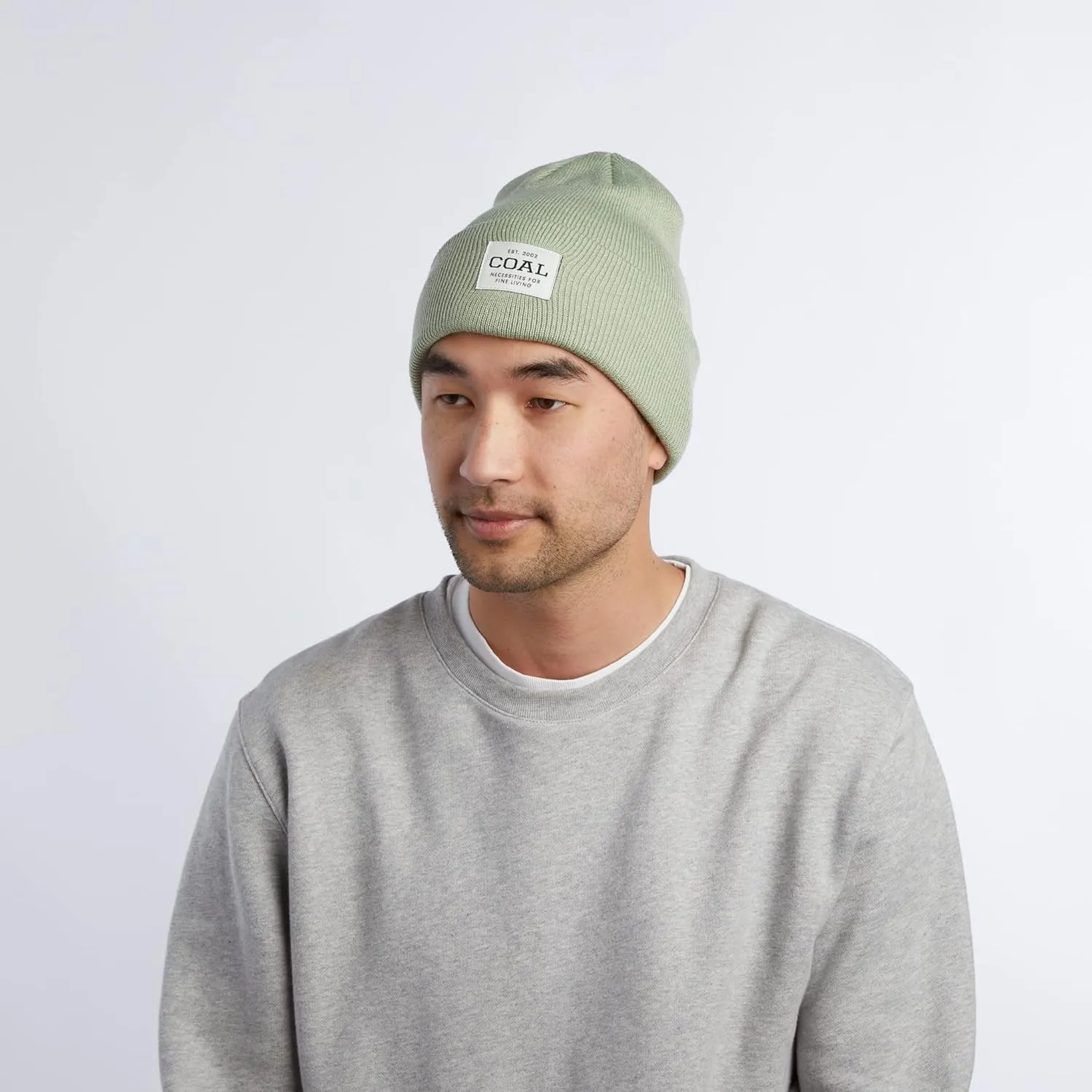 Coal Men's The Uniform Fine Knit Workwear Cuffed Beanie Hat