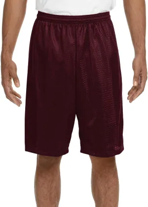 Hat and Beyond Mens Lightweight Basic Mesh Solid Basketball Jersey Workout Fitness Gym Shorts