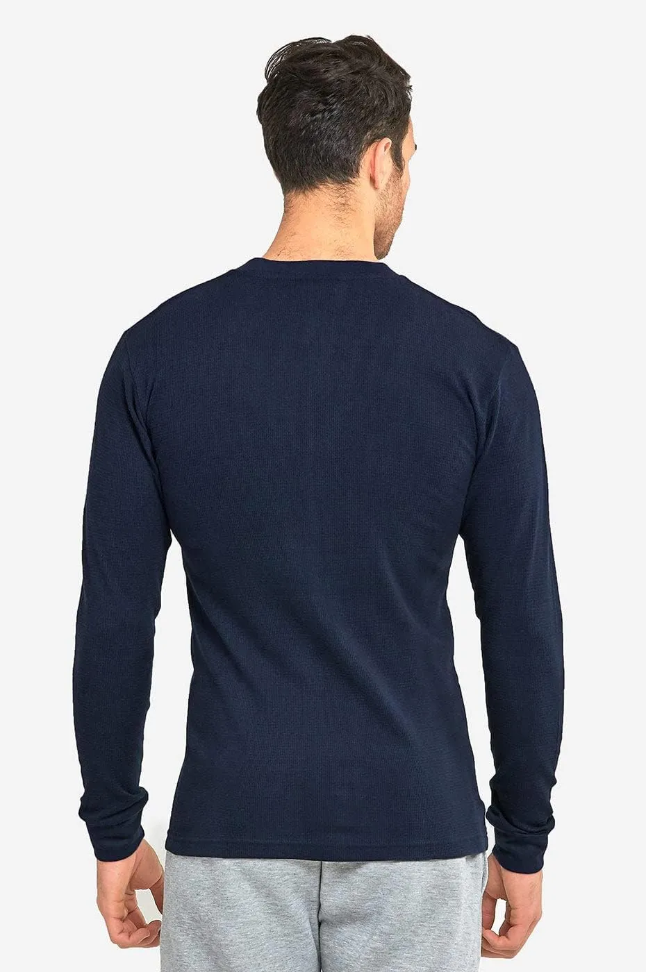 Knocker Men's Mid Weight Waffle Thermal Shirt
