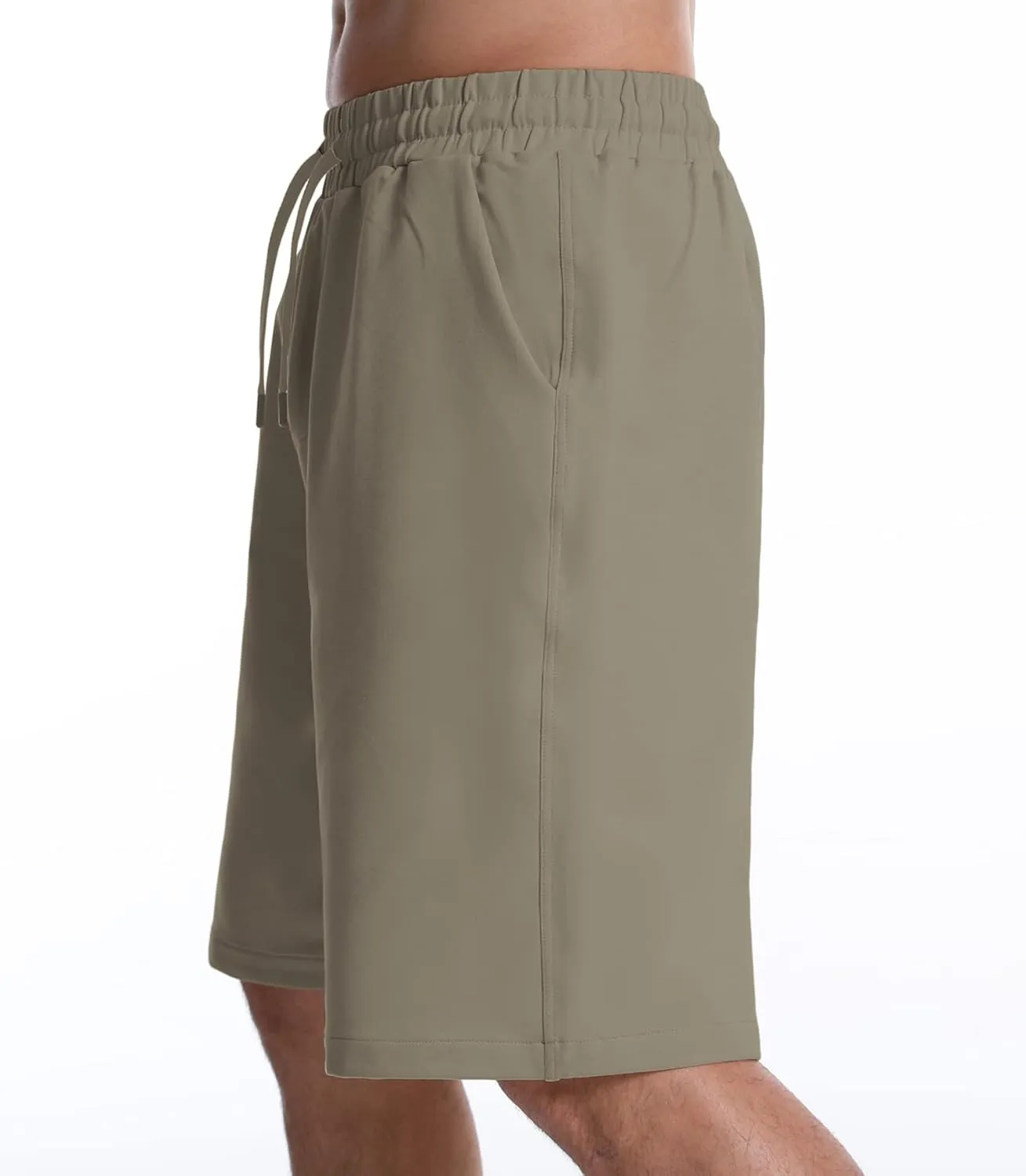 Men's Lounge Shorts with Deep Pockets Loose-fit Jersey Shorts for Running,Workout,Training, Basketball
