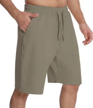 Men's Lounge Shorts with Deep Pockets Loose-fit Jersey Shorts for Running,Workout,Training, Basketball