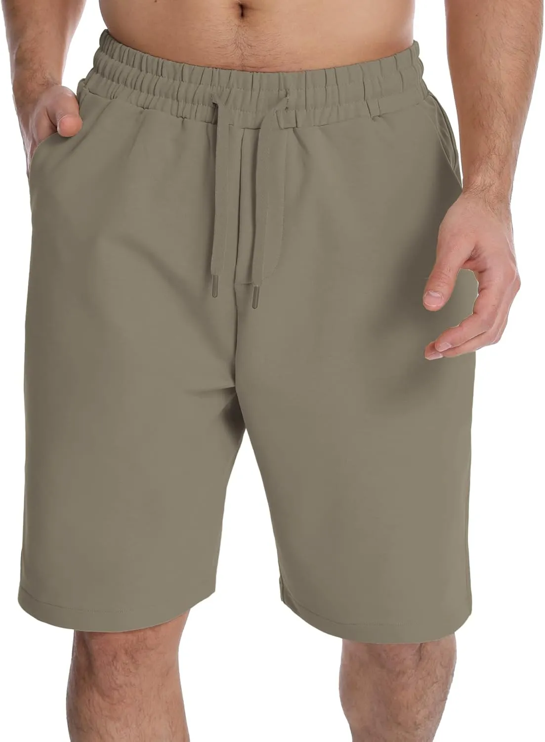 Men's Lounge Shorts with Deep Pockets Loose-fit Jersey Shorts for Running,Workout,Training, Basketball