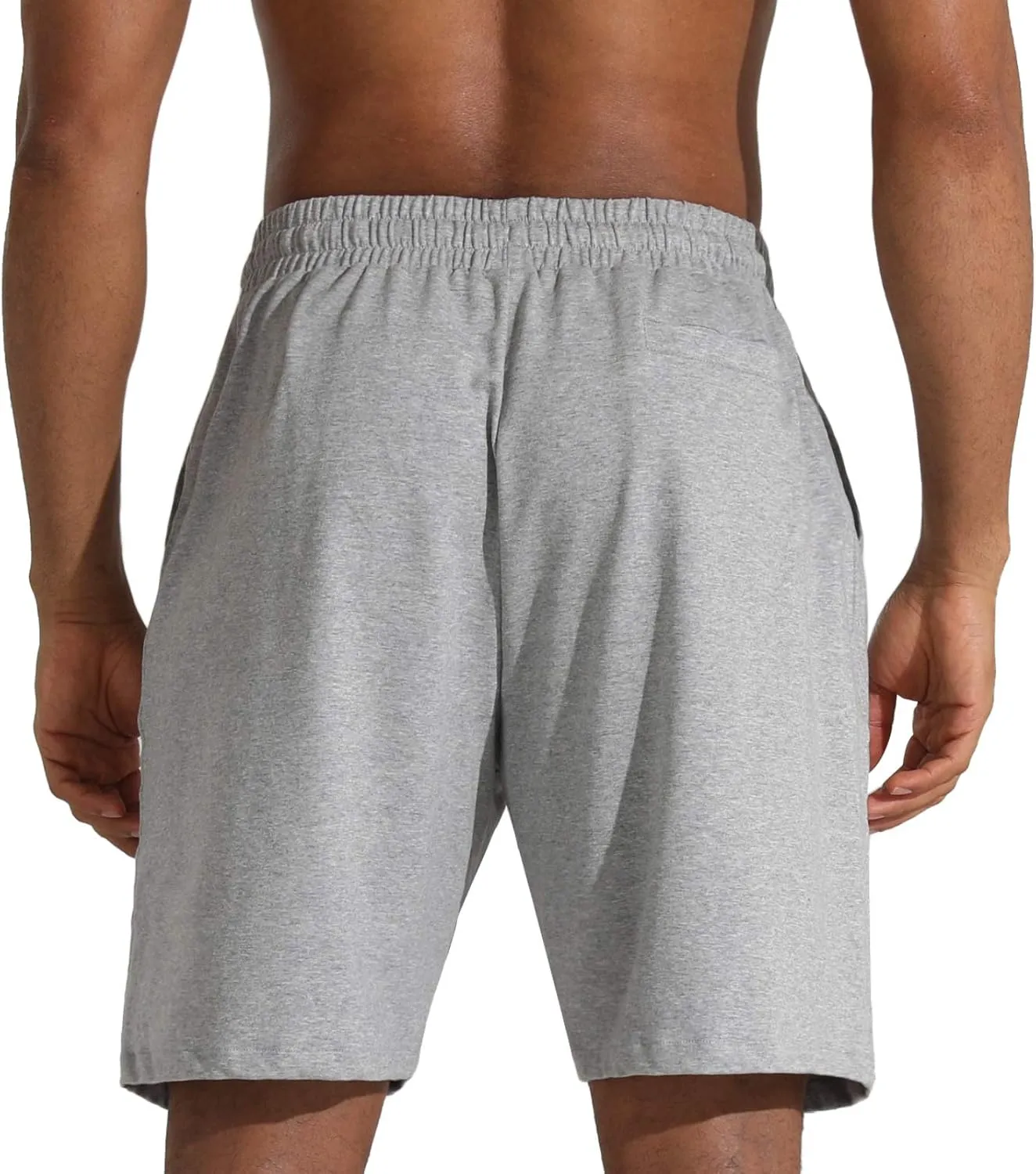 Men's Lounge Shorts with Deep Pockets Loose-fit Jersey Shorts for Running,Workout,Training, Basketball