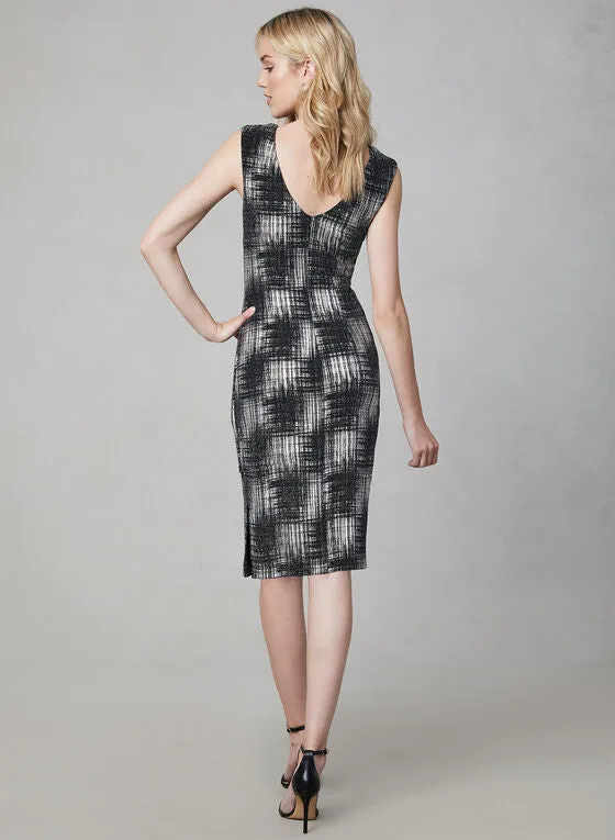METALLIC SHEATH DRESS