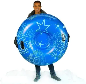 Poolcandy SnowCandy Inflatable Snow Tube Heavy-Duty Pro-Edition - The Ultimate Snow sled That can be Used Anywhere - Designed for Heavy use in Any Condition - Double Thick PVC Skin