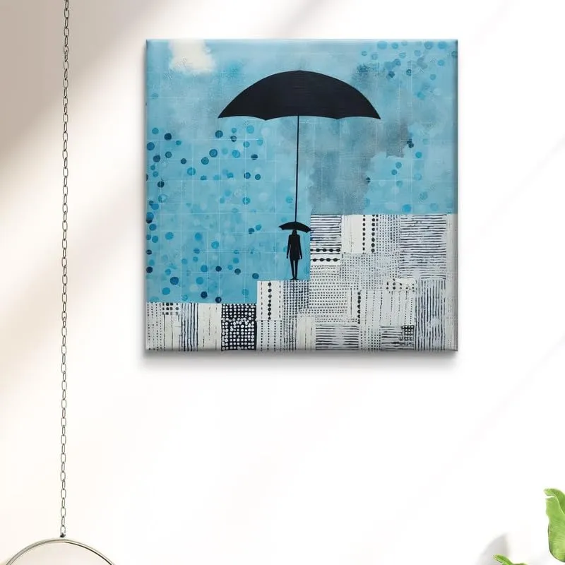 SAF Wooden Framed City Vibes Canvas Wall decor Painting for Home and office || Home décor Painting,Living Room, Bedroom,Office Room Decor - Painting for Wall DecorationCV-38091