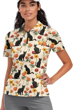 Short Sleeve Golf Shirts for Women Lightweight Moisture Wicking Tennis Shirts Women's Athletic Pullover Tops XS-2XL