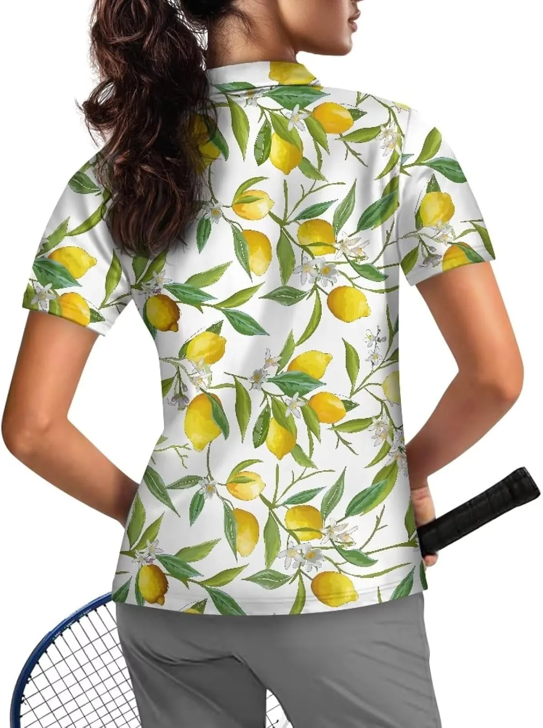 Short Sleeve Golf Shirts for Women Lightweight Moisture Wicking Tennis Shirts Women's Athletic Pullover Tops XS-2XL