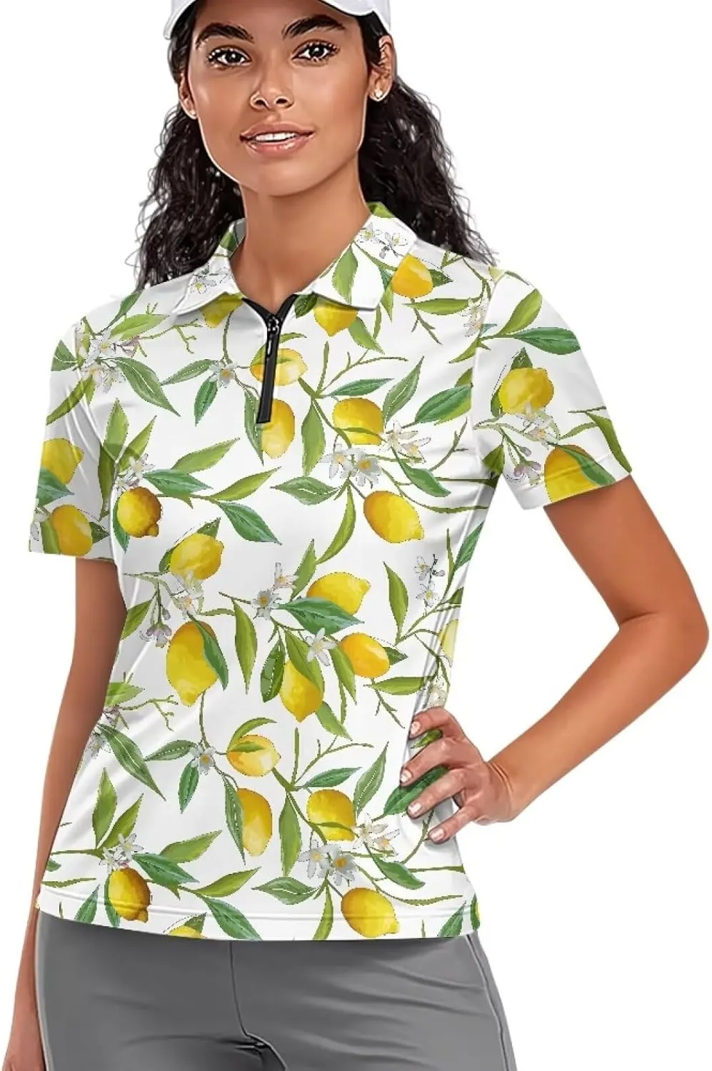 Short Sleeve Golf Shirts for Women Lightweight Moisture Wicking Tennis Shirts Women's Athletic Pullover Tops XS-2XL