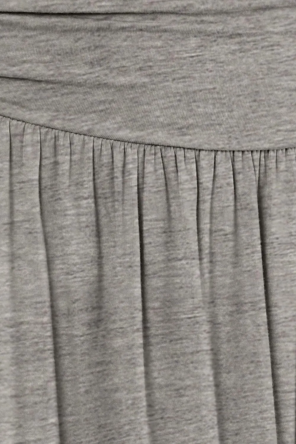 Simlu Skirts for Women Regular and Plus Size Skirt with Pockets Below The Knee Length Ruched Flowy Midi Skirt